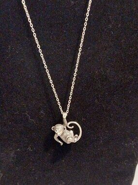 🍌Brighton Necklace "Monkeying Around" Pendant EXC🍌